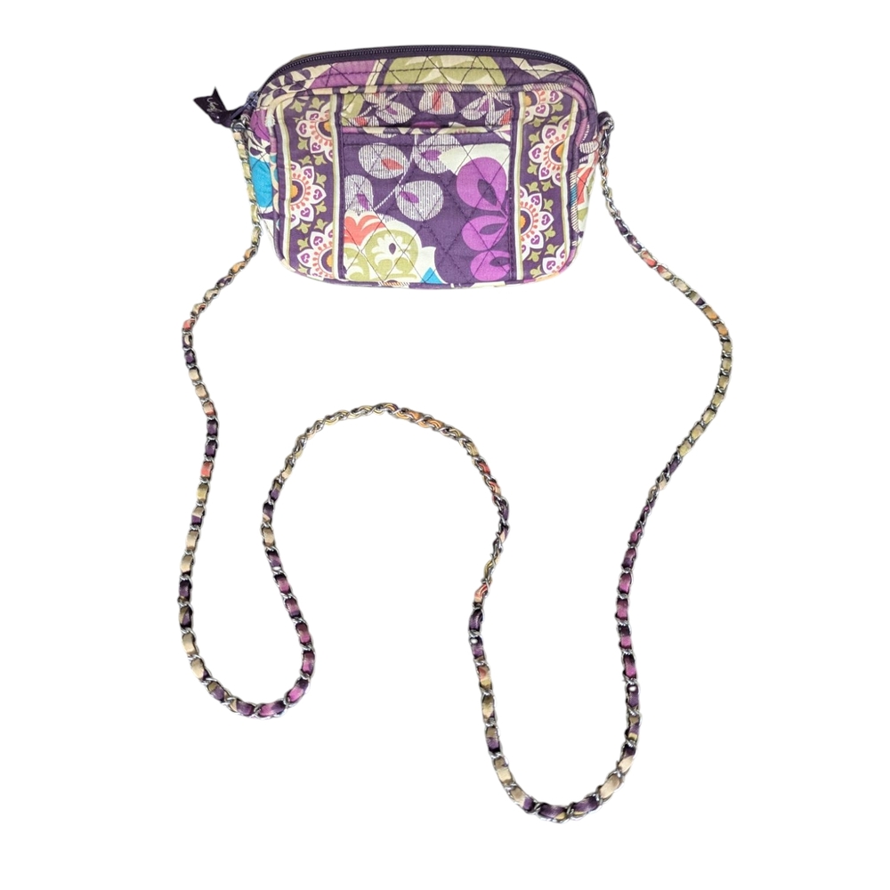 Vera Bradley Plum Crazy Purple  Crossbody Bag